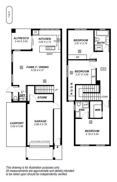 Floorplan of Homely house listing, 12 Goyder Place, Brompton SA 5007