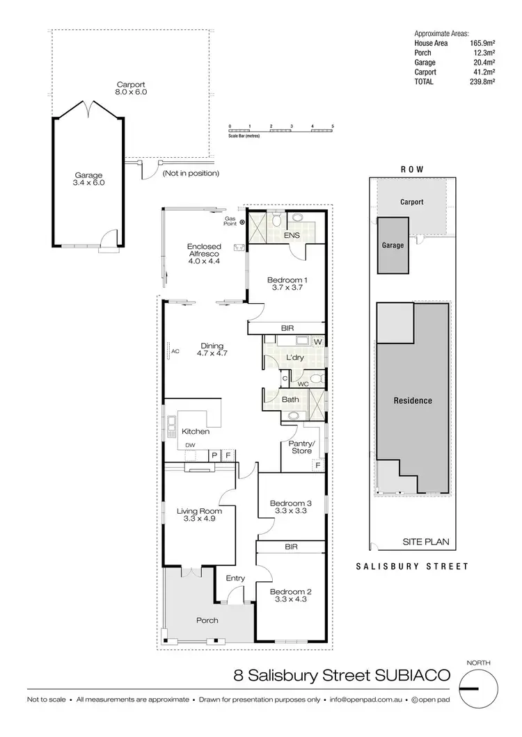 Floorplan of Homely house listing, 8 Salisbury Street, Subiaco WA 6008