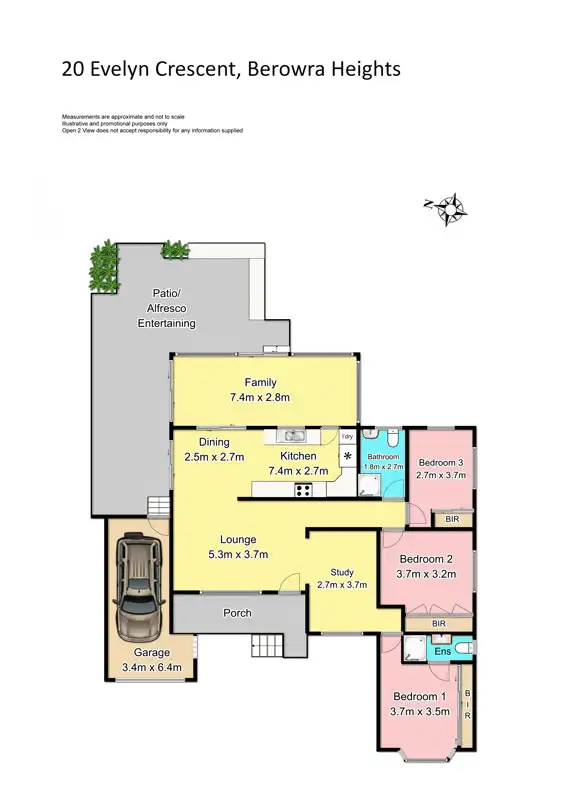 Floorplan of Homely house listing, 20 Evelyn Crescent, Berowra Heights NSW 2082