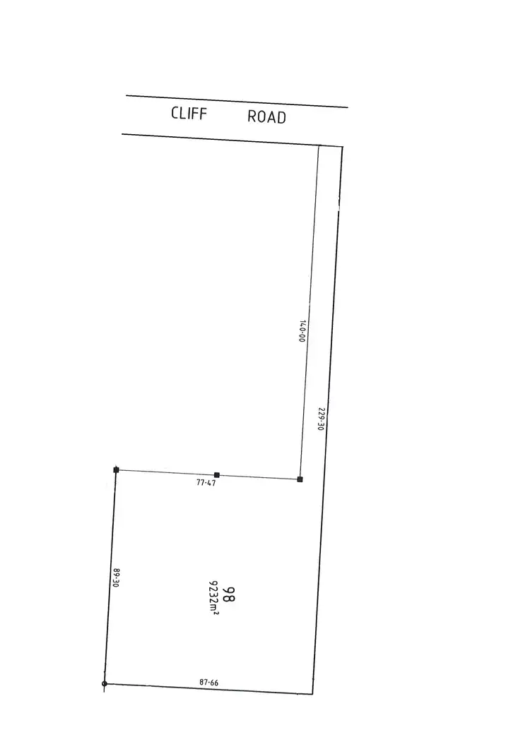 Floorplan of Homely land listing, Lot 98 Cliff Road, Roseworthy SA 5371