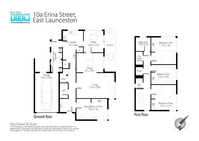 Floorplan of Homely house listing, 10A Erina Street, East Launceston TAS 7250