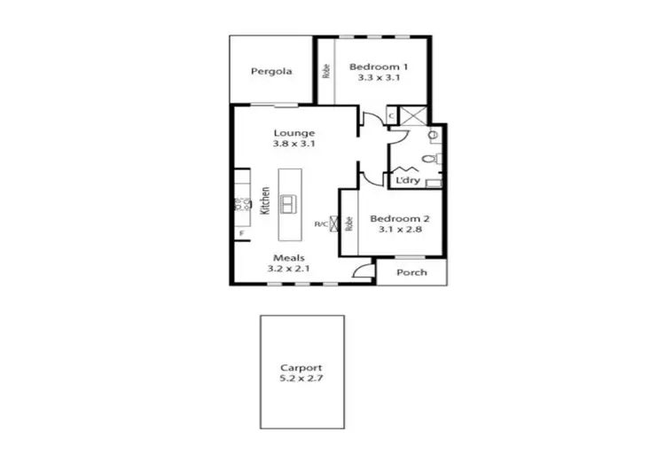 Floorplan of Homely apartment listing, 11/9 Kerry Street, Athol Park SA 5012