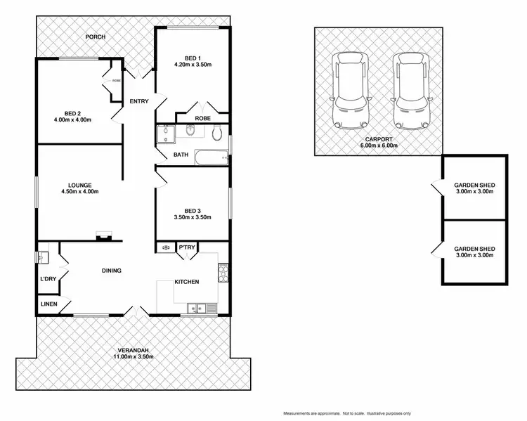Floorplan of Homely house listing, 41 Twist Creek Road, Yackandandah VIC 3749