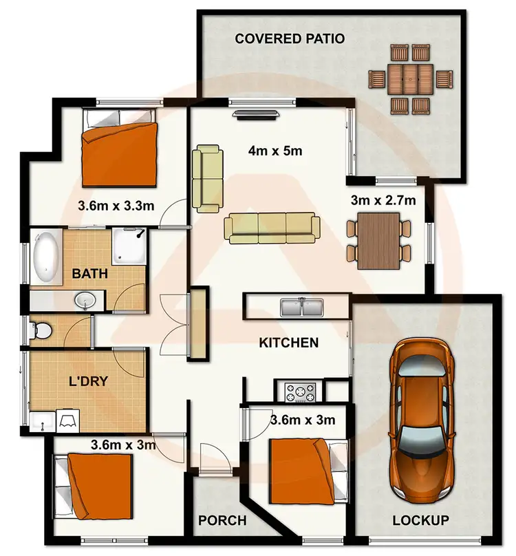 Floorplan of Homely house listing, 38 Stoten Street, Eagleby QLD 4207