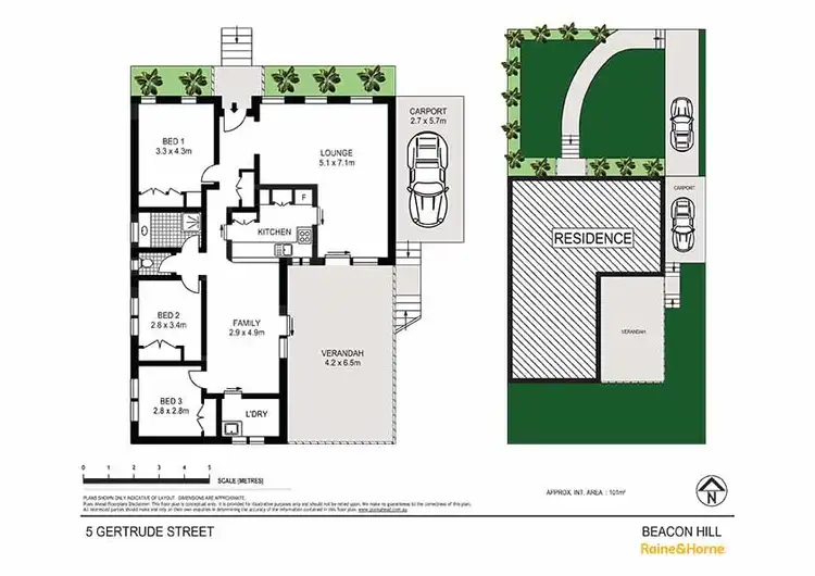 Floorplan of Homely house listing, 5 Gertrude Street, Beacon Hill NSW 2100