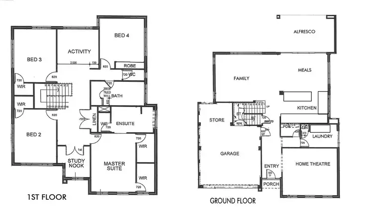 Floorplan of Homely house listing, 1C Hallin Court, Ardross WA 6153