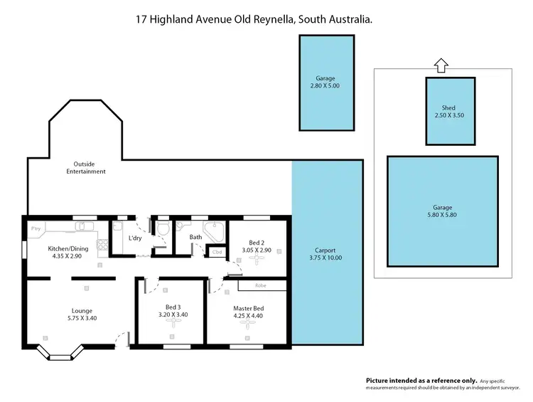Floorplan of Homely house listing, 17 Highland Avenue, Old Reynella SA 5161