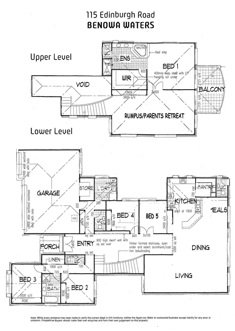 Floorplan of Homely house listing, 115 Edinburgh Road, Benowa Waters QLD 4217