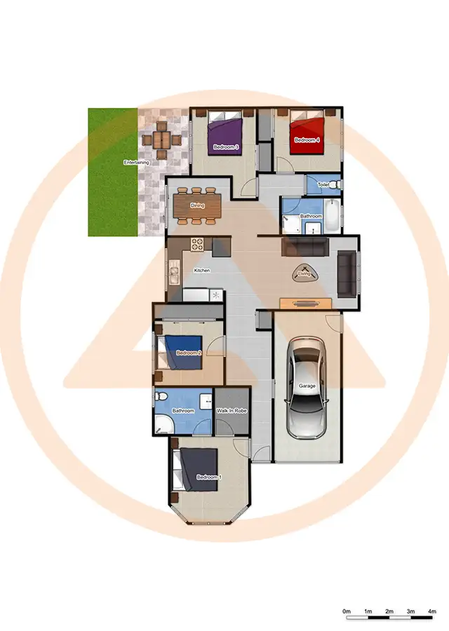 Floorplan of Homely house listing, 1 Rutyna Cres, Crestmead QLD 4132