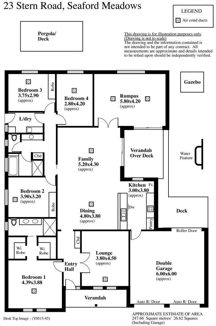 Floorplan of Homely house listing, 23 Stern Road, Seaford Meadows SA 5169