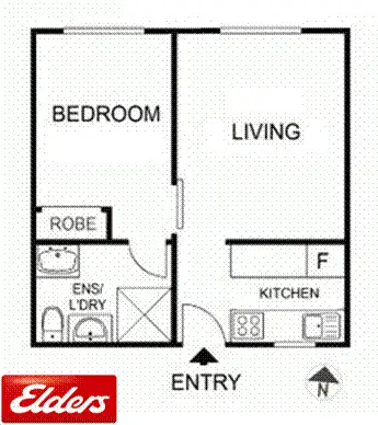 Floorplan of Homely unit listing, 20/2 Donald Road, Queanbeyan NSW 2620