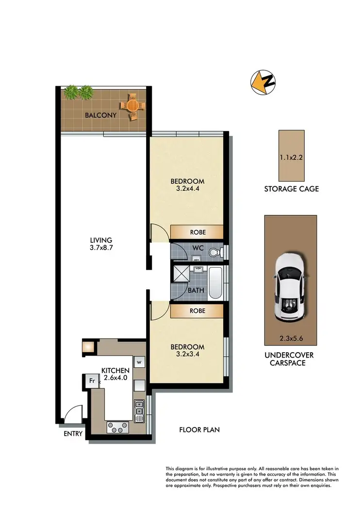 Floorplan of Homely apartment listing, 1/29 Ocean Avenue, Double Bay NSW 2028