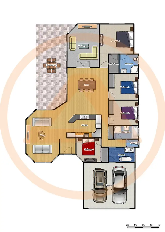 Floorplan of Homely house listing, 36 Lamberth Road East, Heritage Park QLD 4118