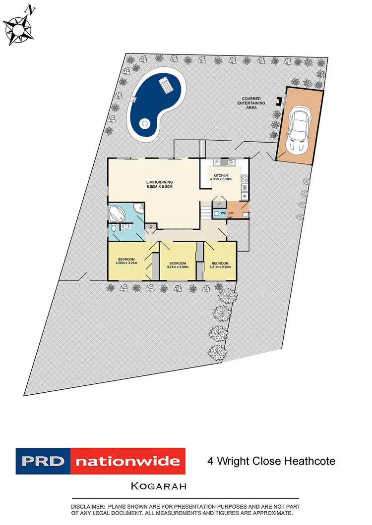 Floorplan of Homely house listing, 4 Wright Close, Heathcote NSW 2233
