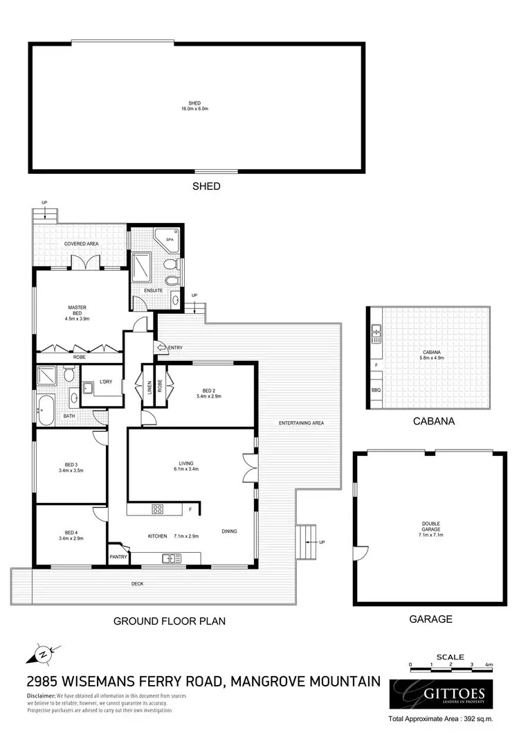 Floorplan of Homely rural property listing, 2985 Wisemans Ferry Road, Mangrove Mountain NSW 2250