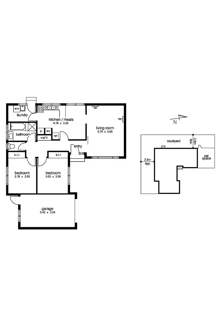 Floorplan of Homely unit listing, 3/9 David Street, Altona VIC 3018