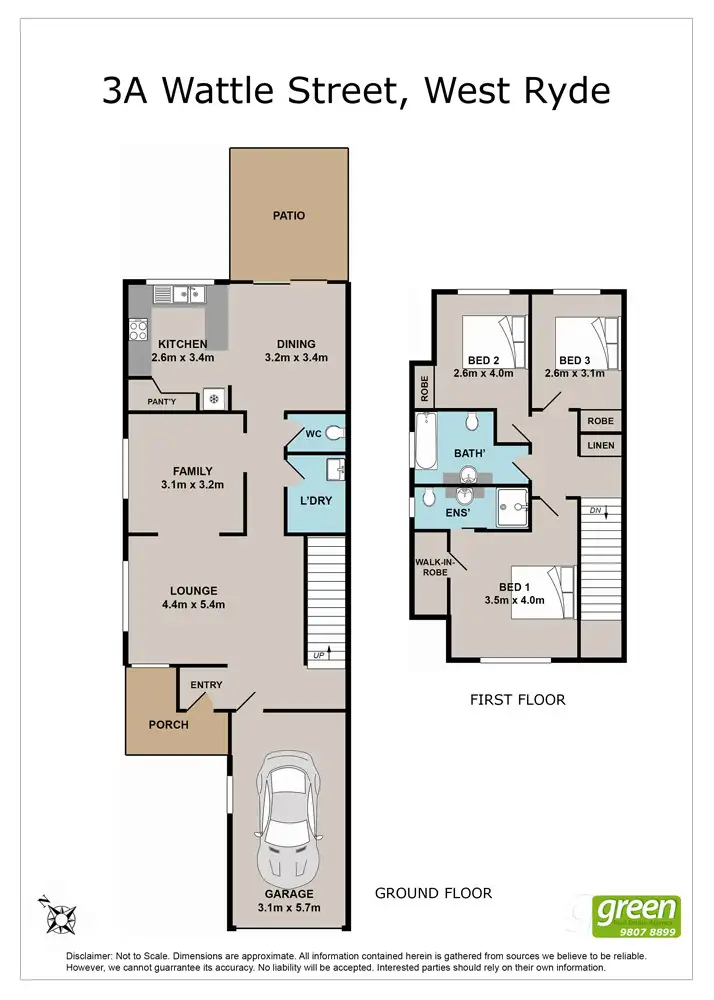 Floorplan of Homely house listing, 3A Wattle Street, West Ryde NSW 2114