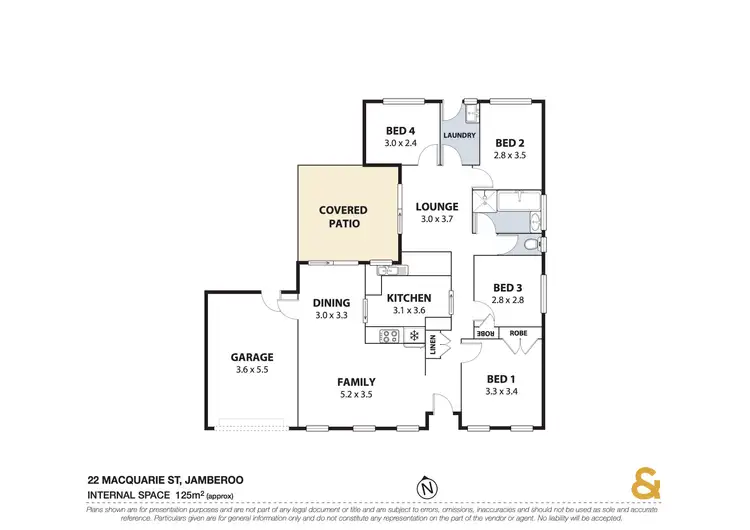 Floorplan of Homely house listing, 22 Macquarie Street, Jamberoo NSW 2533