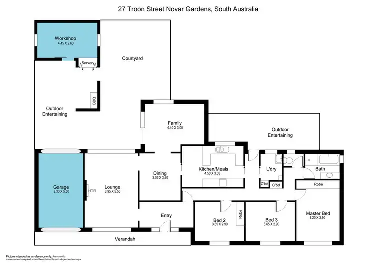 Floorplan of Homely house listing, 27 Troon Street, Novar Gardens SA 5040