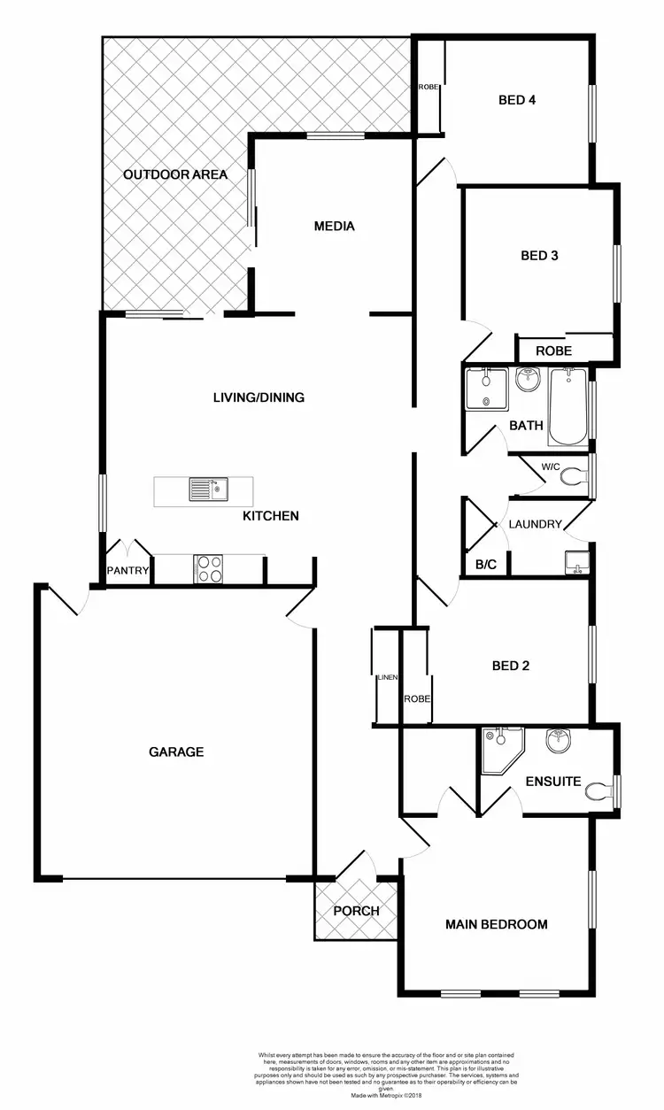 Floorplan of Homely house listing, 13 Pebble Creek Way, Gillieston Heights NSW 2321