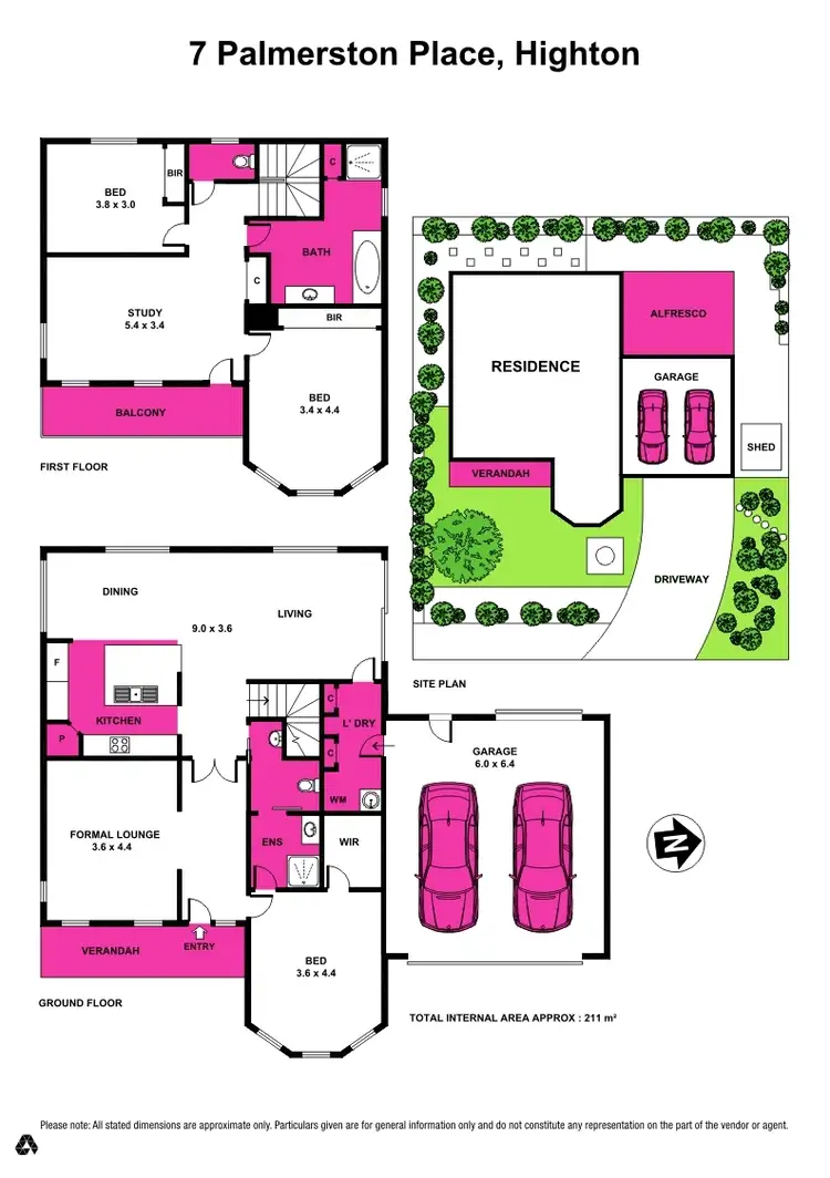 Floorplan of Homely house listing, 7 Palmerston Place, Highton VIC 3216