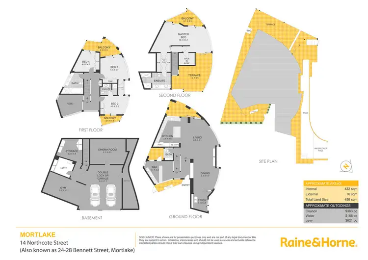 Floorplan of Homely house listing, 14 Northcote Street, Mortlake NSW 2137