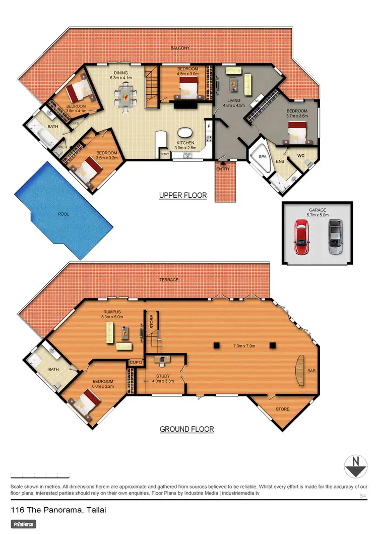 Floorplan of Homely house listing, 116 The Panorama, Tallai QLD 4213