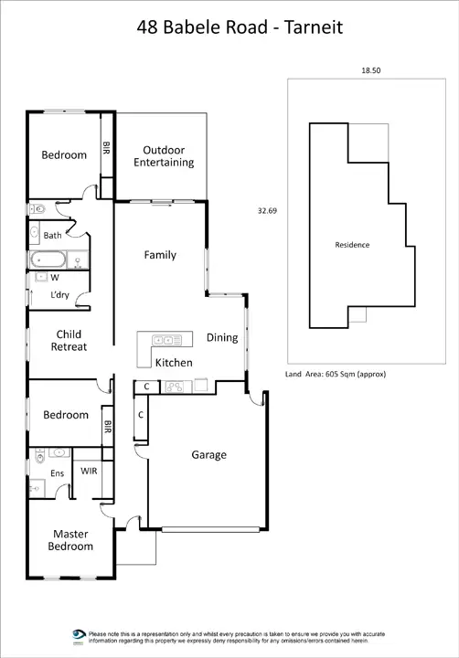 Floorplan of Homely house listing, 48 Babele Road, Tarneit VIC 3029