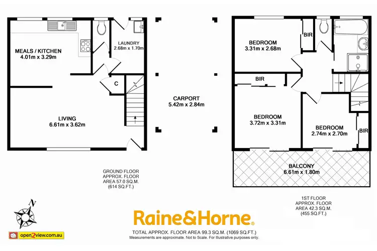 Floorplan of Homely unit listing, 3/53 Golf Links Drive, Batemans Bay NSW 2536