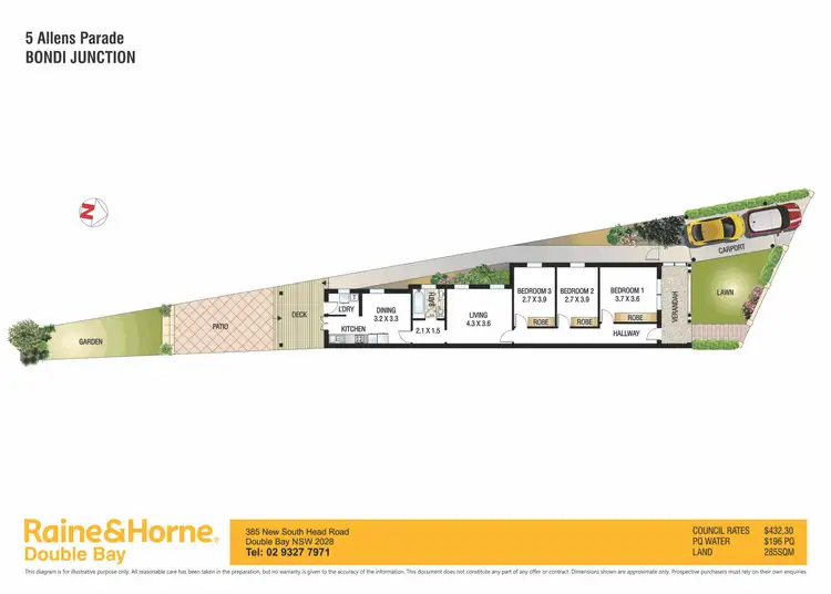 Floorplan of Homely house listing, 5 Allens Parade, Bondi Junction NSW 2022