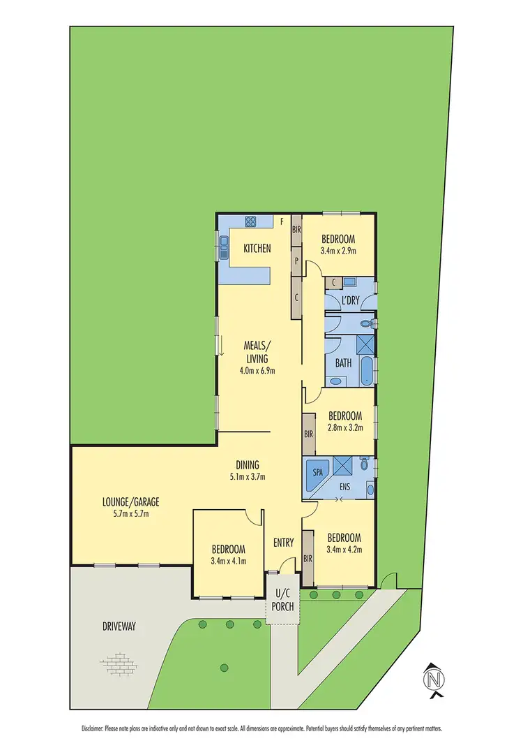 Floorplan of Homely house listing, 14 Mandora Grange, Tarneit VIC 3029