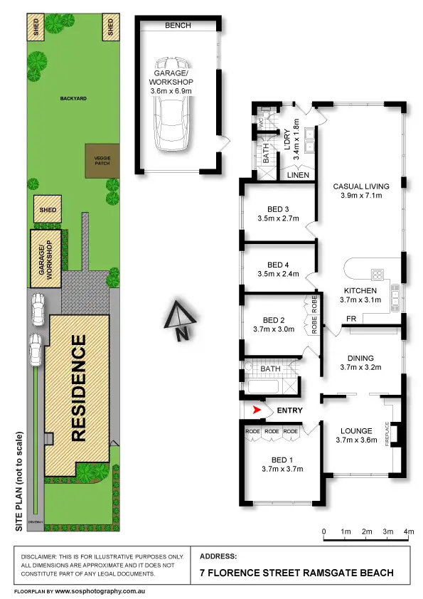 Floorplan of Homely house listing, 7 Florence Street, Ramsgate Beach NSW 2217