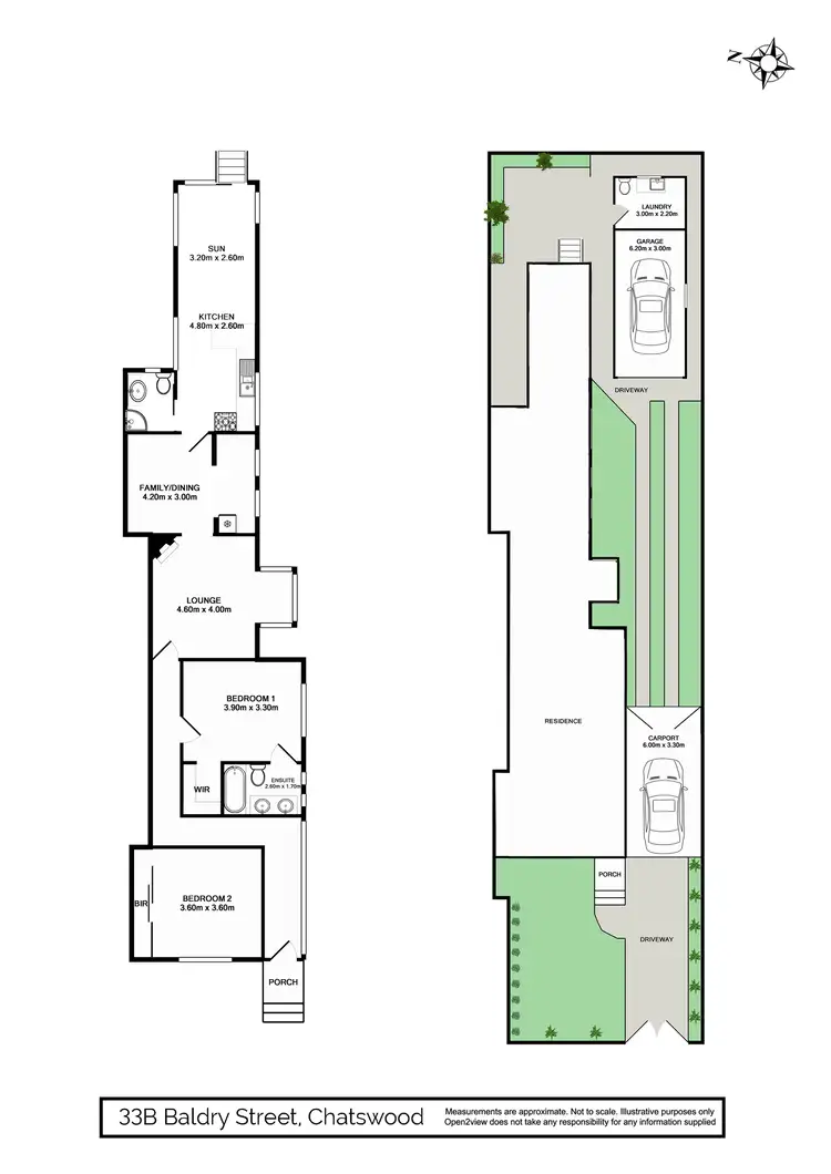Floorplan of Homely house listing, 33B Baldry Street, Chatswood NSW 2067