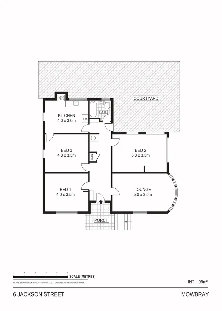 Floorplan of Homely house listing, 6 Jackson St, Mowbray TAS 7248