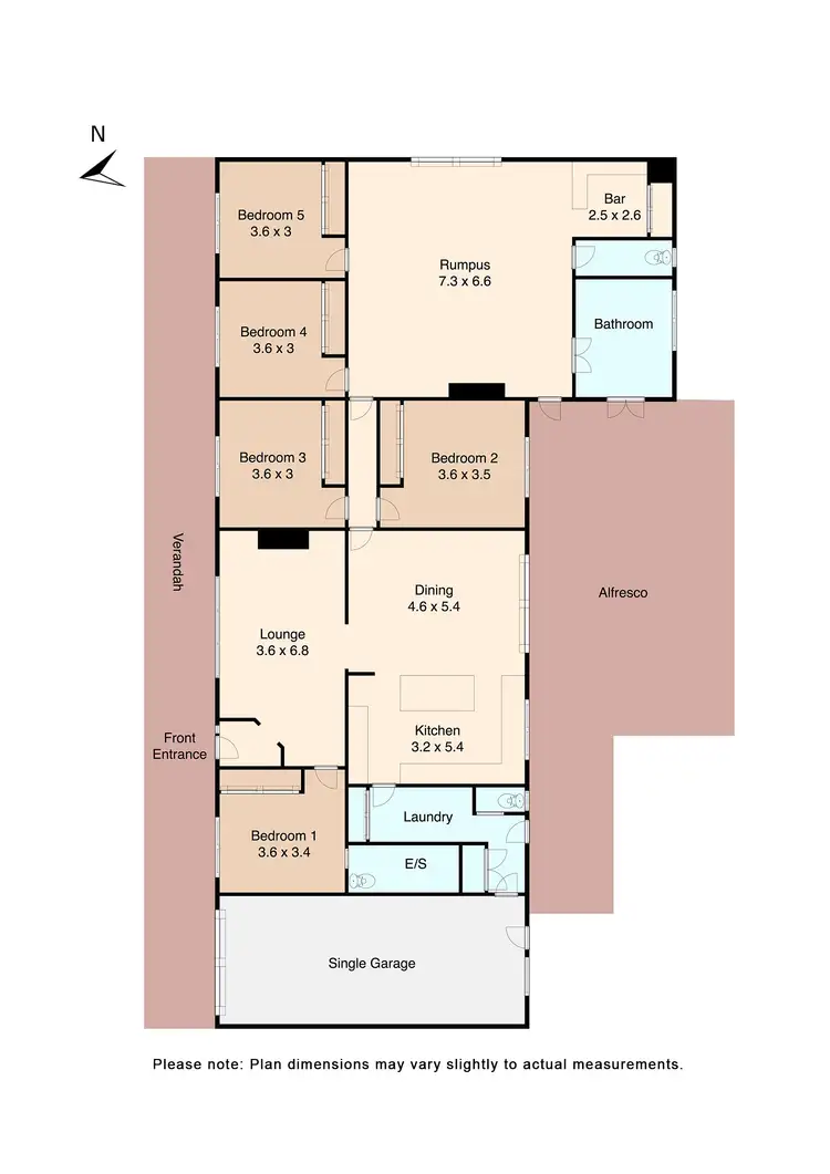 Floorplan of Homely rural property listing, 32 Ballantyne Lane, Yendon VIC 3352