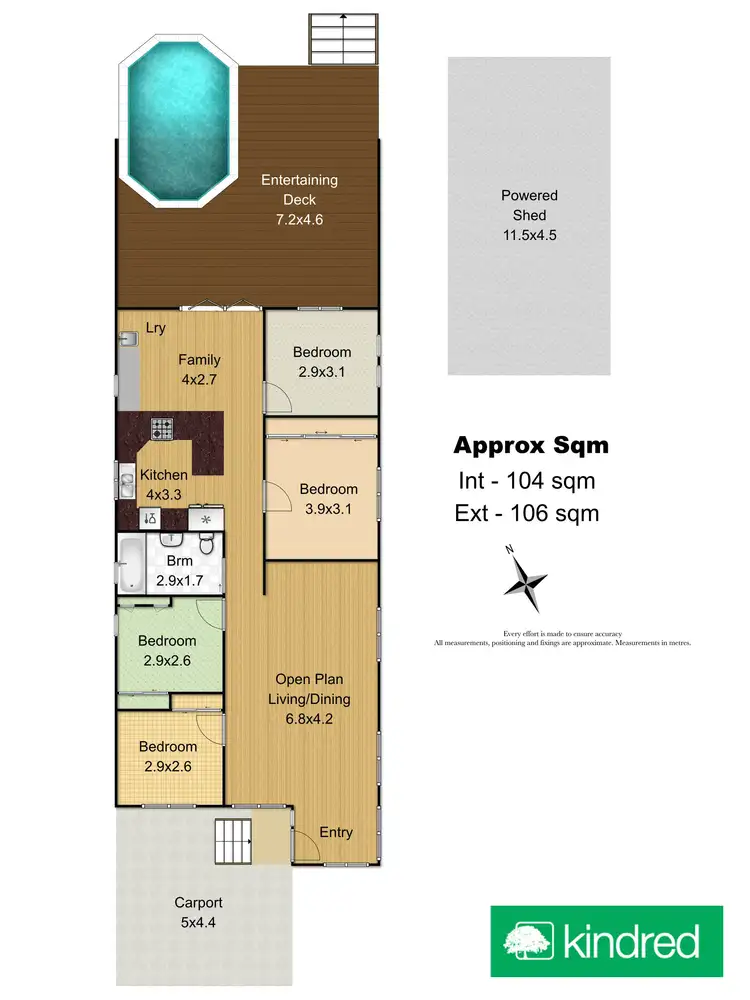 Floorplan of Homely house listing, 10 Annie Street, Woody Point QLD 4019