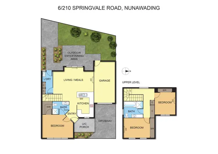 Floorplan of Homely townhouse listing, 6/210 Springvale Road, Nunawading VIC 3131