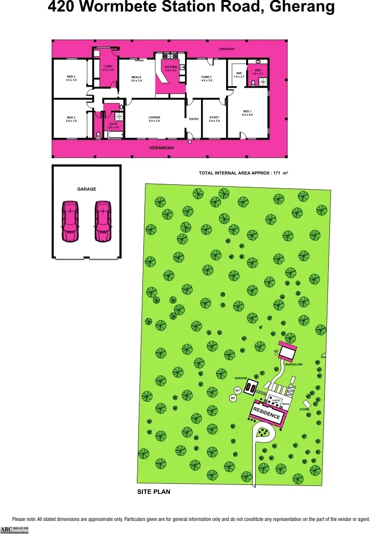 Floorplan of Homely house listing, 420 Wormbete Station Road, Gherang VIC 3240