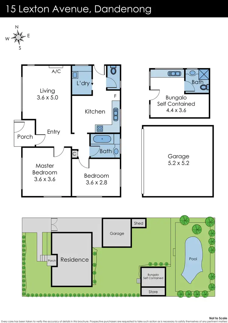 Floorplan of Homely house listing, 15 Lexton Avenue, Dandenong VIC 3175