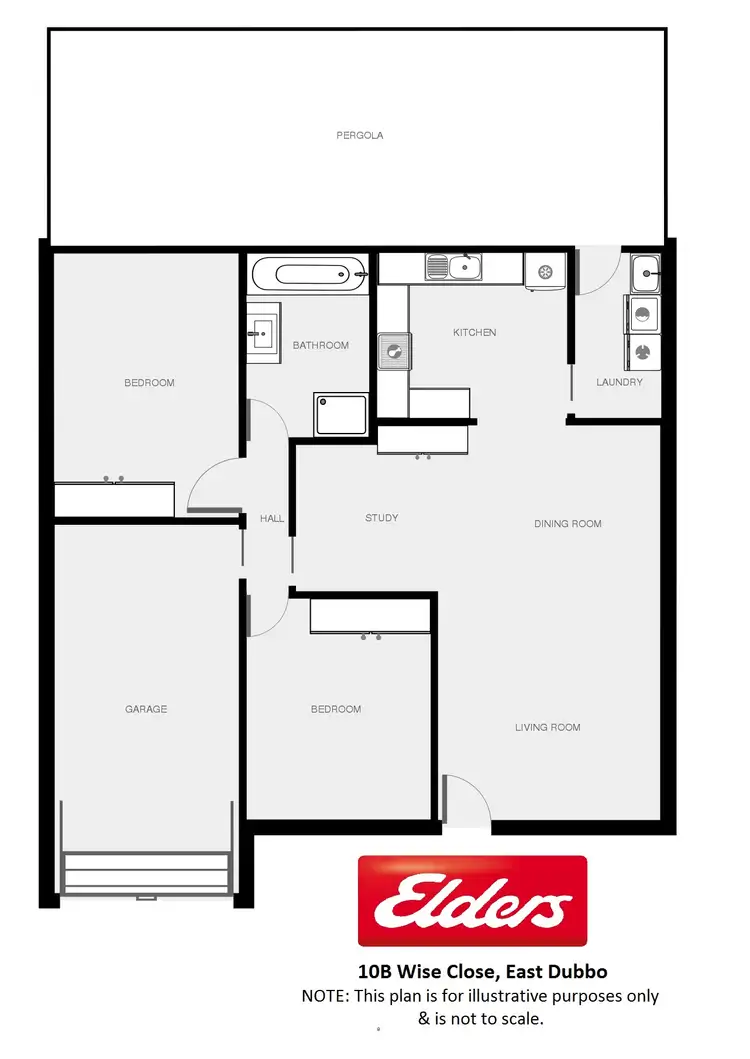 Floorplan of Homely house listing, 10B WISE CLOSE, Dubbo NSW 2830
