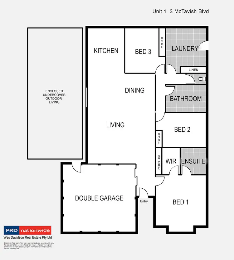 Floorplan of Homely townhouse listing, 1/13 McTavish Boulevard, Horsham VIC 3400