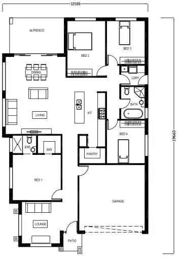 Floorplan of Homely house listing, 10 Tulloch Road, Catherine Field NSW 2557