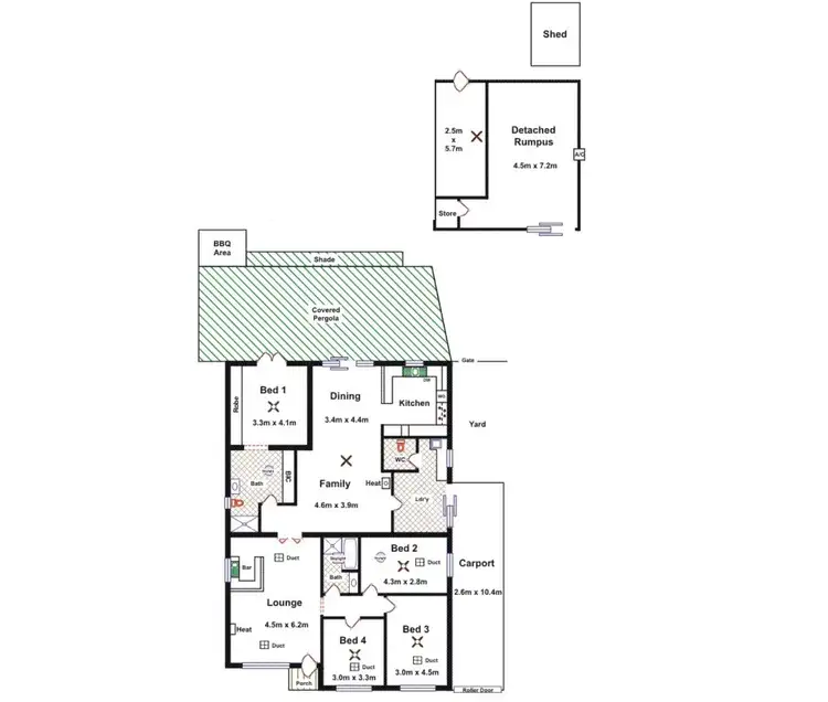 Floorplan of Homely house listing, 82 Sansom Road, Semaphore Park SA 5019