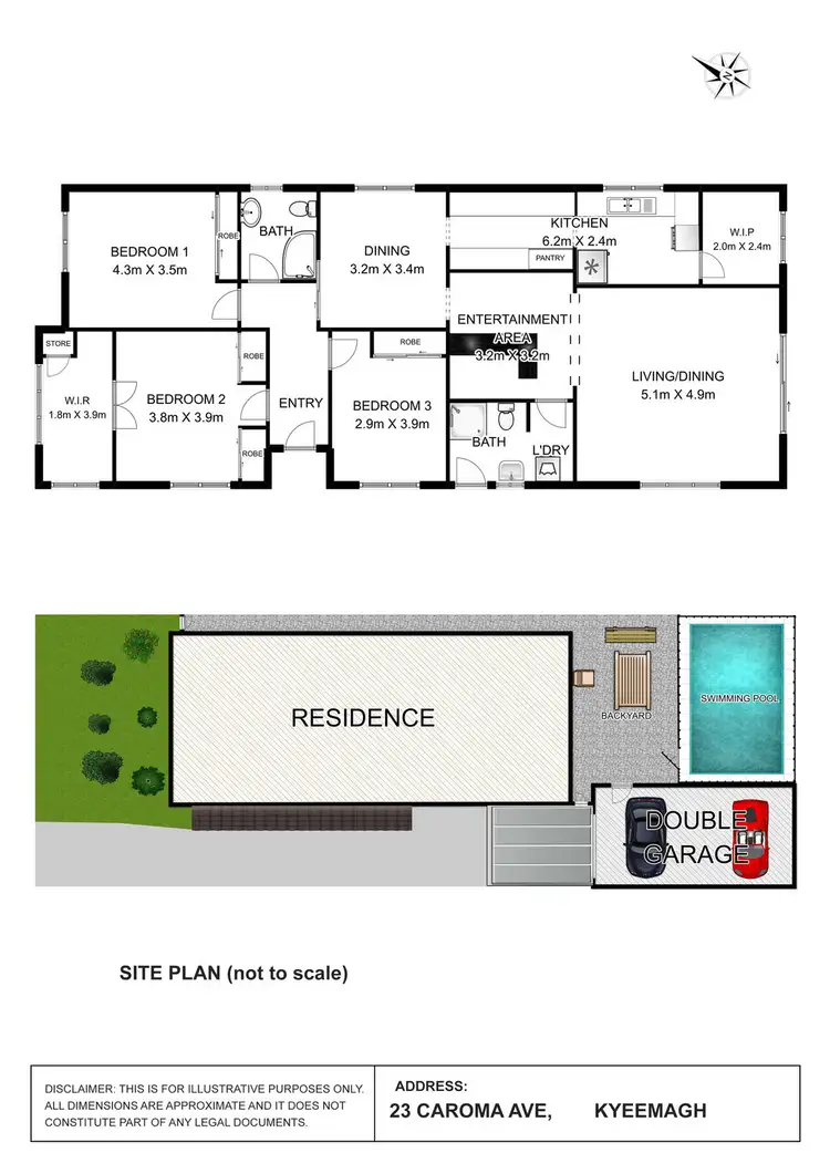 Floorplan of Homely house listing, 23 Caroma Avenue, Kyeemagh NSW 2216