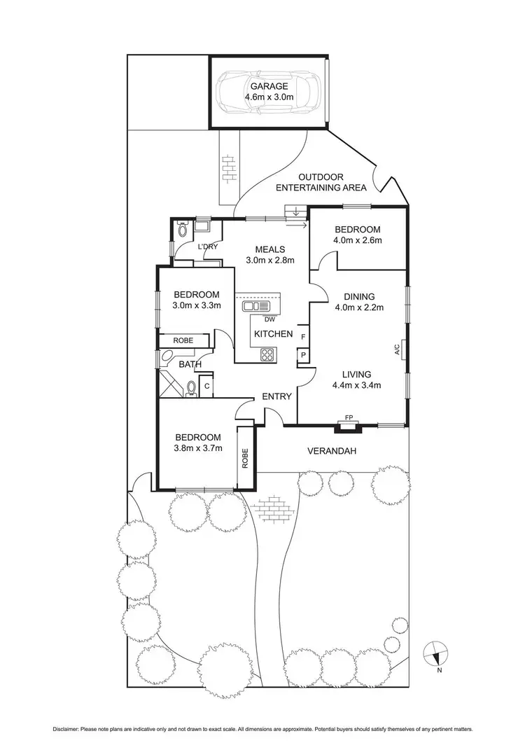 Floorplan of Homely house listing, 20 Barrani Street, Bentleigh East VIC 3165