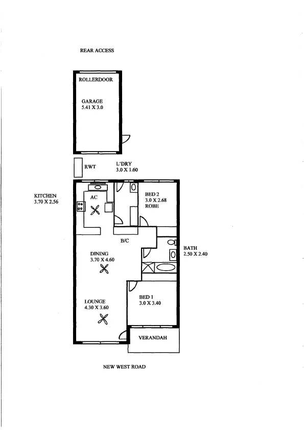 Floorplan of Homely unit listing, 20-6 New West Rd, Port Lincoln SA 5606