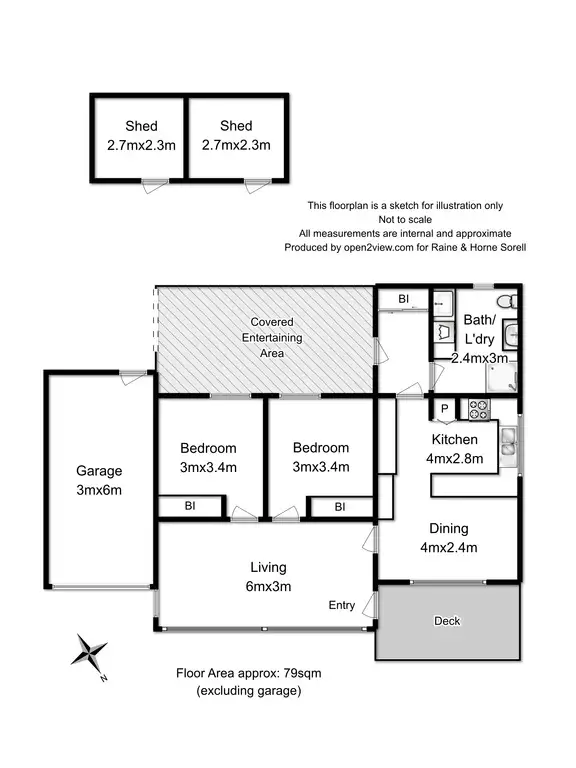 Floorplan of Homely house listing, 13 Ulvergerne Street, Dodges Ferry TAS 7173