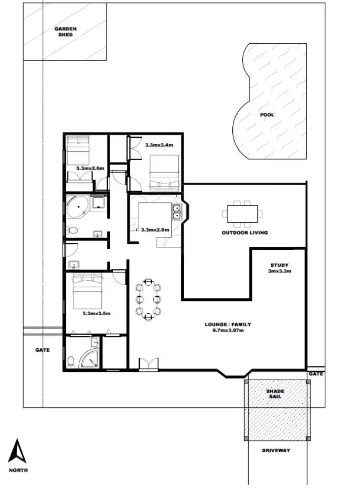 Floorplan of Homely house listing, 8 Dayspring Street, Sunrise Beach QLD 4567