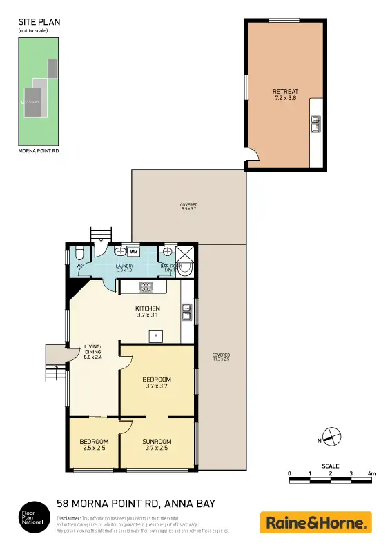 Floorplan of Homely house listing, 58 Morna Point Road, Anna Bay NSW 2316
