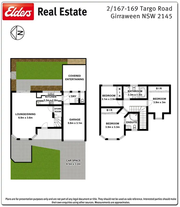 Floorplan of Homely townhouse listing, 2/167-169 Targo Road, Girraween NSW 2145
